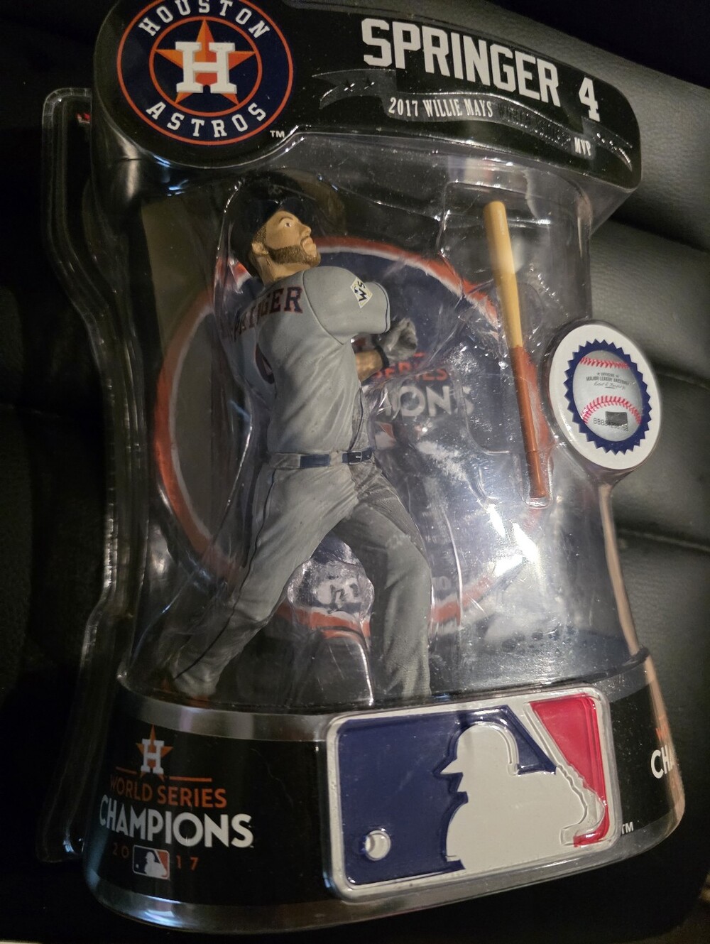 Houston Astros George Springer #4 - 2017 Willie Mays World Series MVP